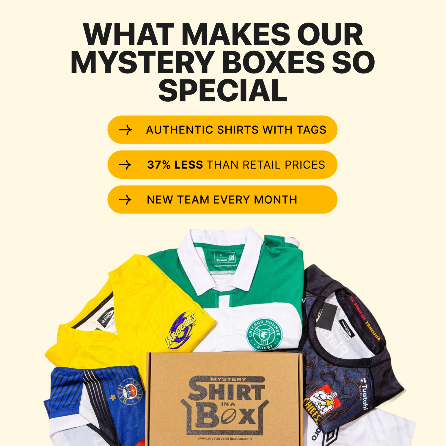 Mystery Rugby Union Shirt