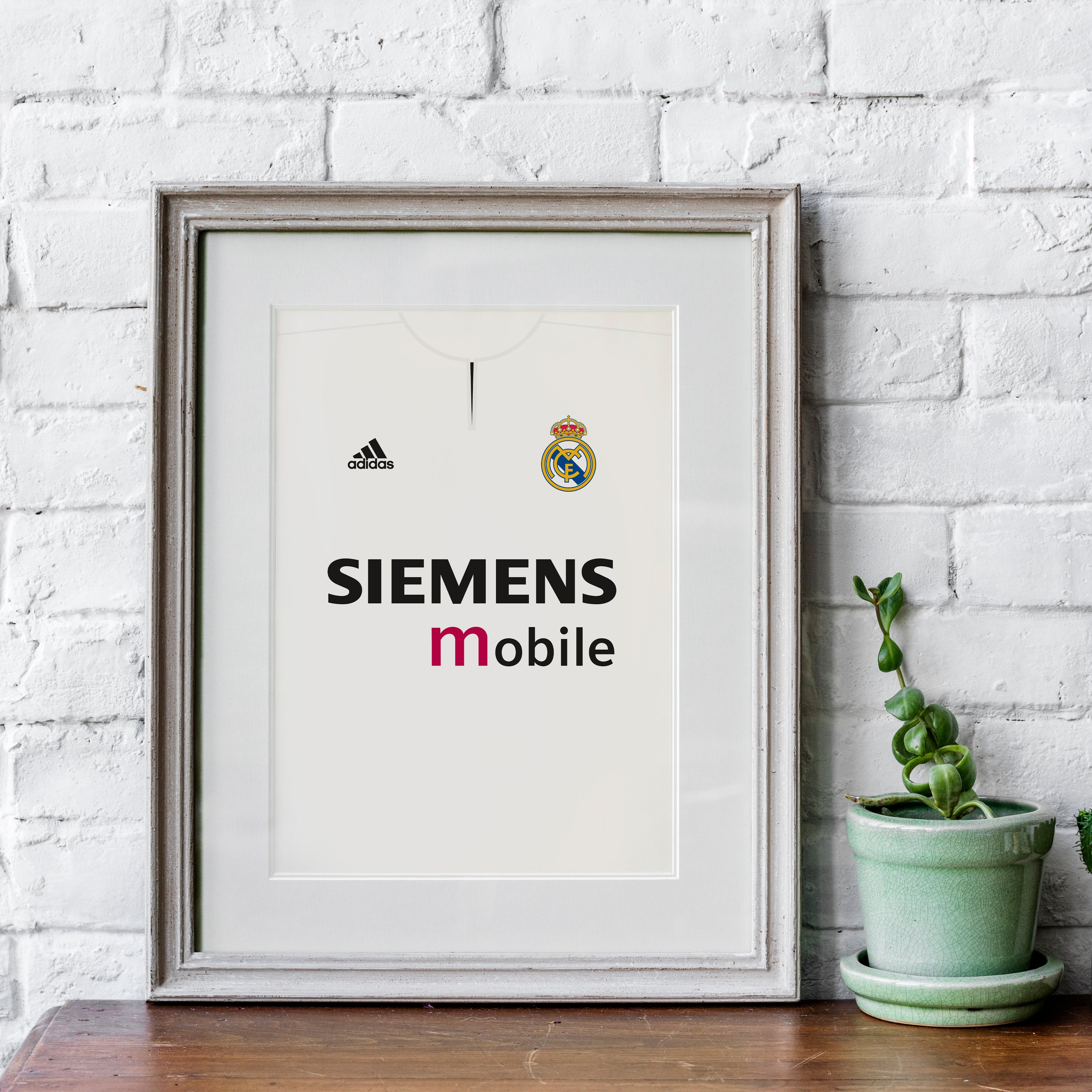 David Beckham Real Madrid (Front) Heavyweight Art Print - Football Post - Perfect Gift - Birthday Present for Him