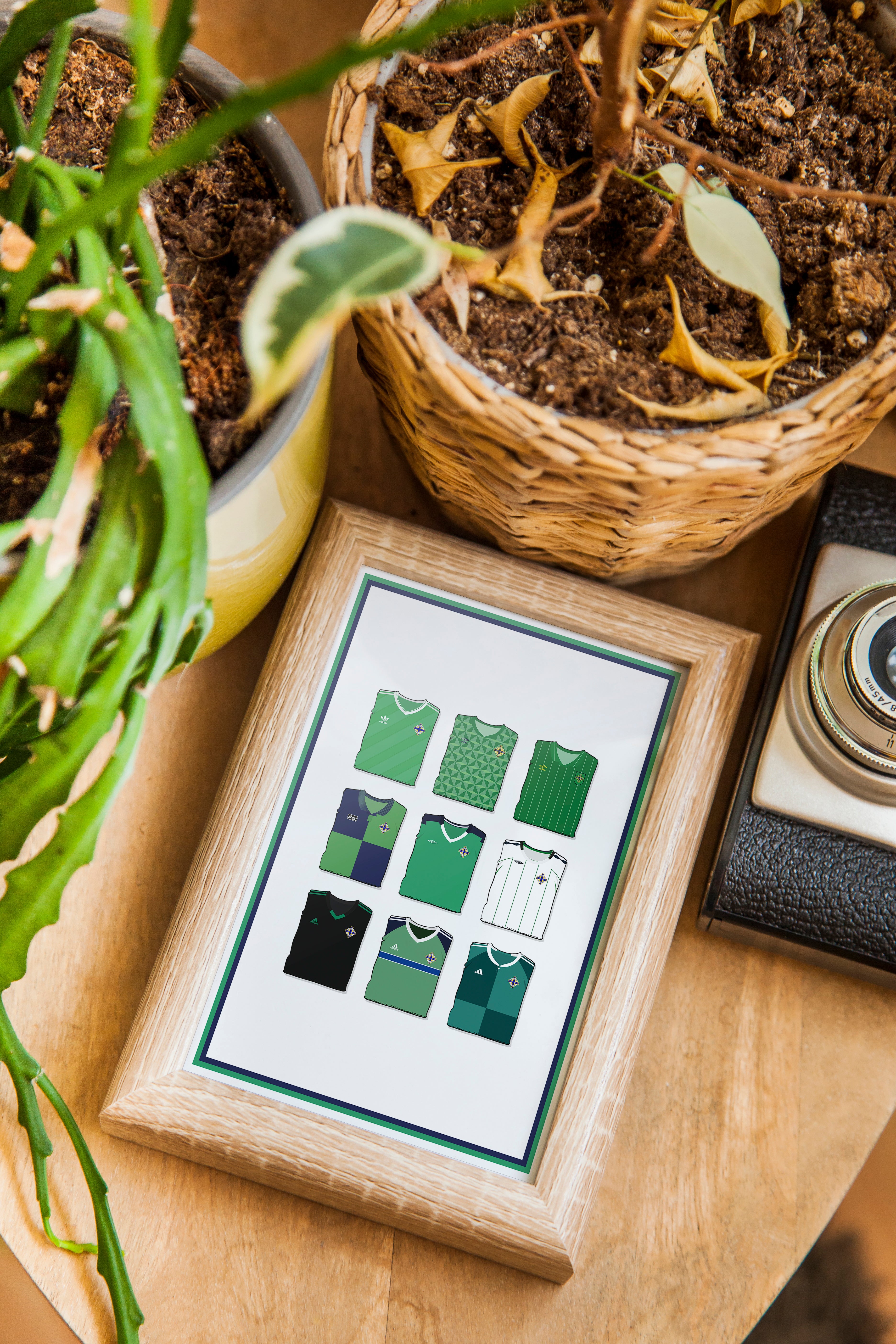 Northern Ireland Heavyweight Art Print - Football Post - Perfect Gift - Birthday Present for Him