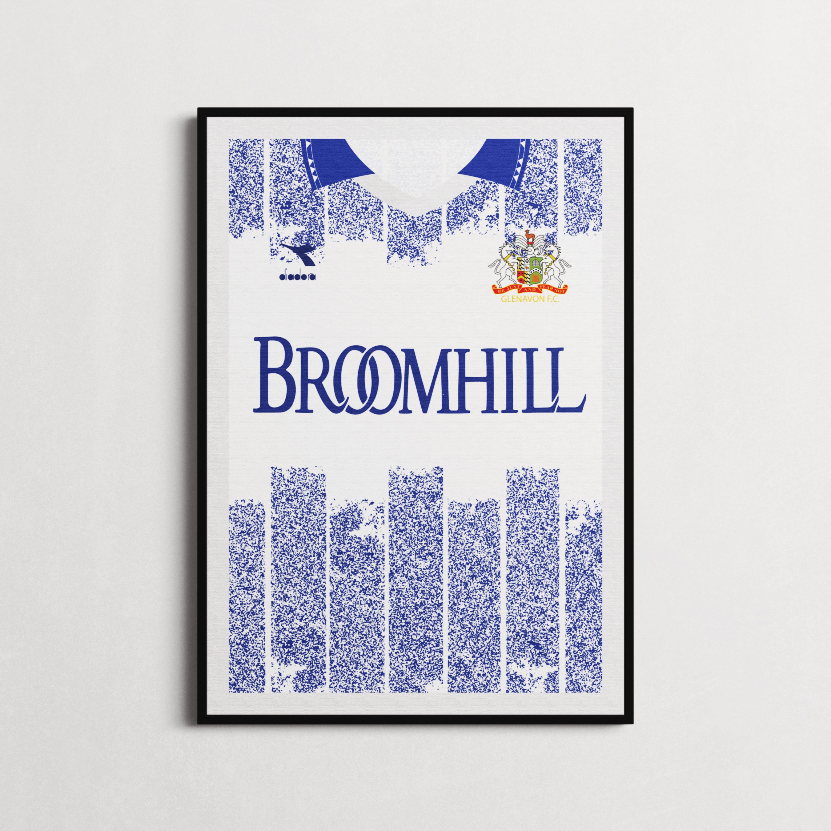 Glenavon 95/96 Heavyweight Art Print (Front)