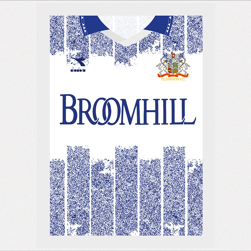 Glenavon 95/96 Heavyweight Art Print (Front)