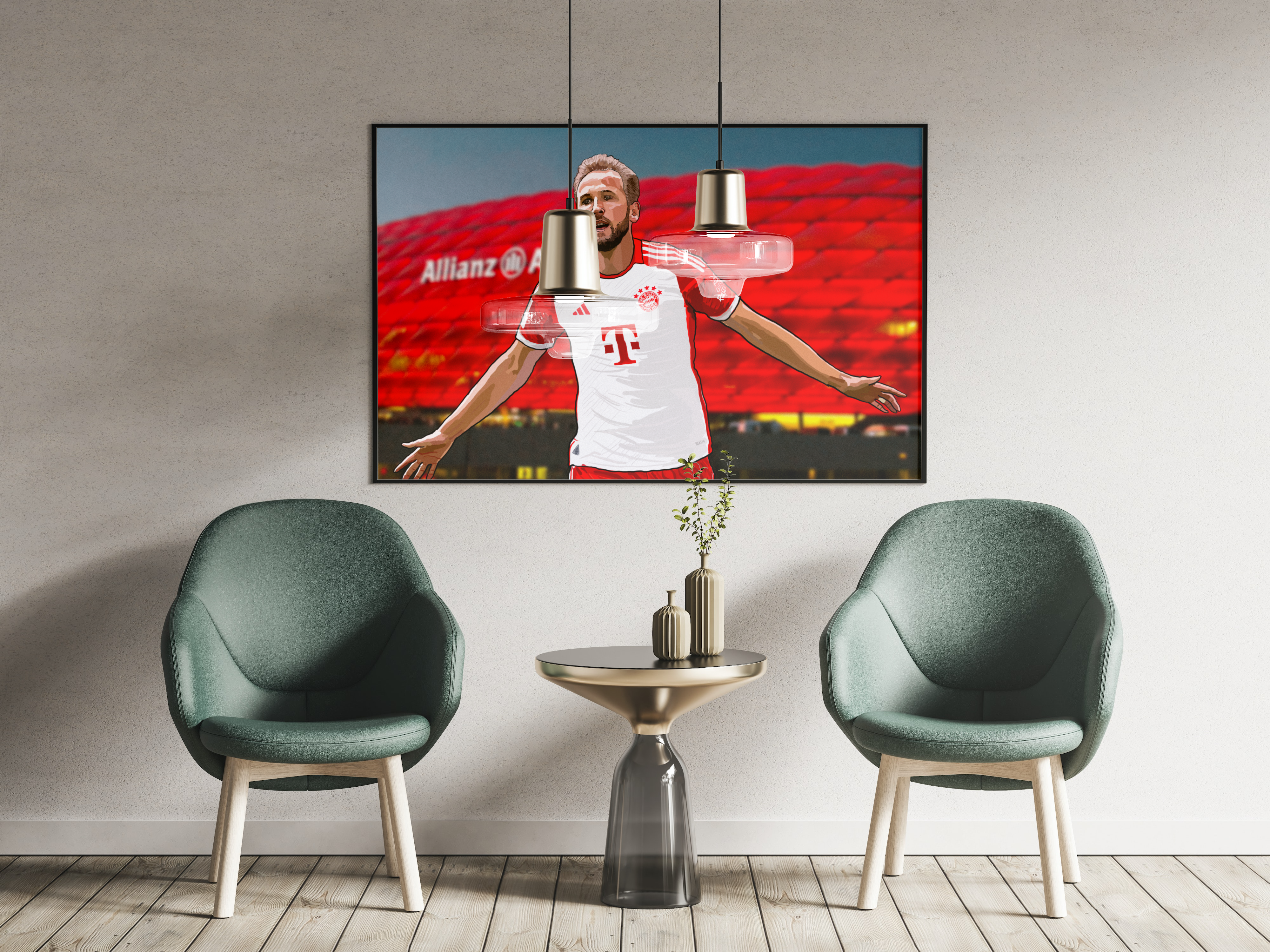 Harry Kane Bayern Munich Heavyweight Art Print - Football Post - Perfect Gift - Birthday Present for Him