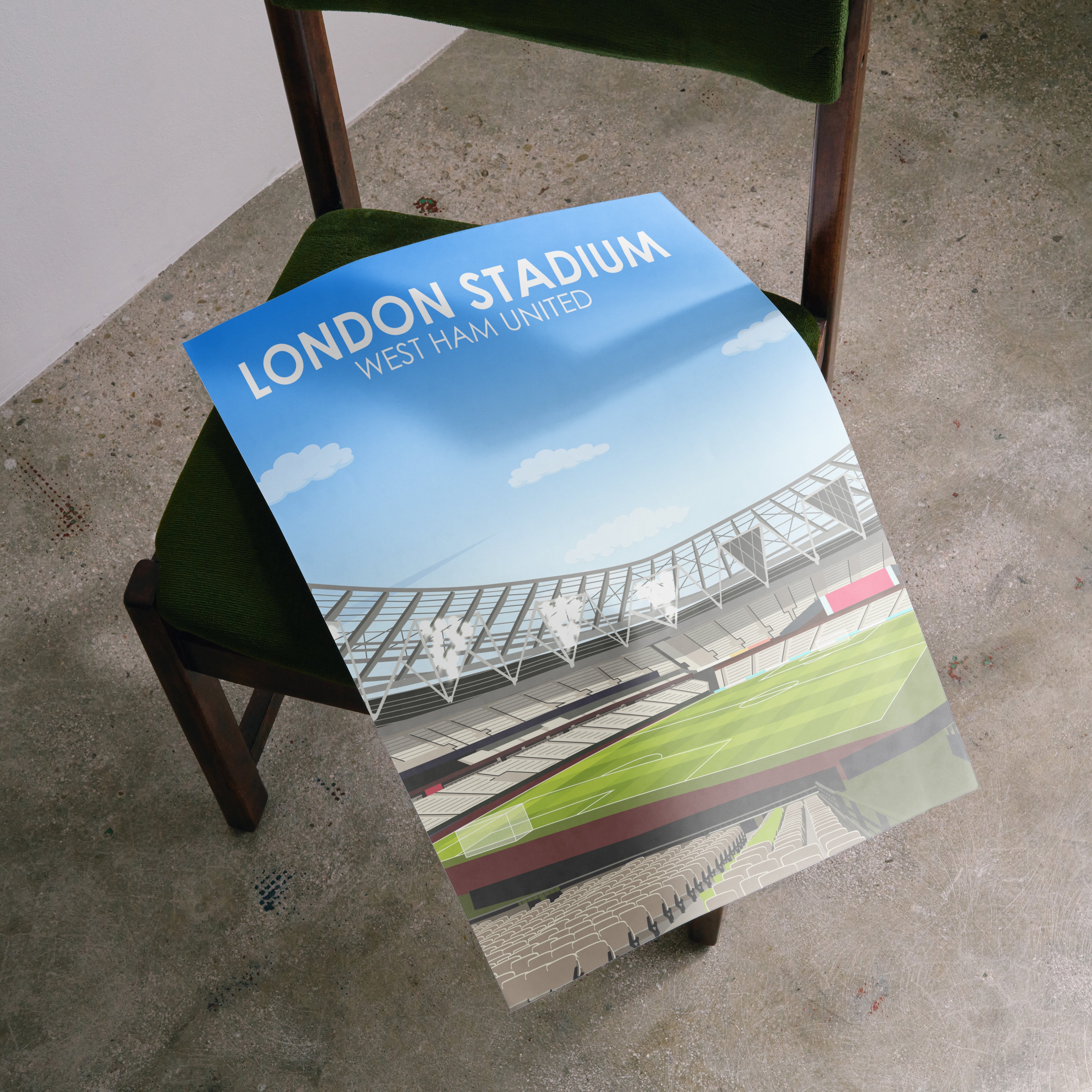 London Stadium Heavyweight Art Print