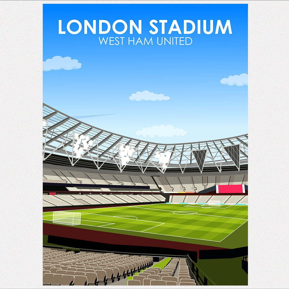 London Stadium Heavyweight Art Print